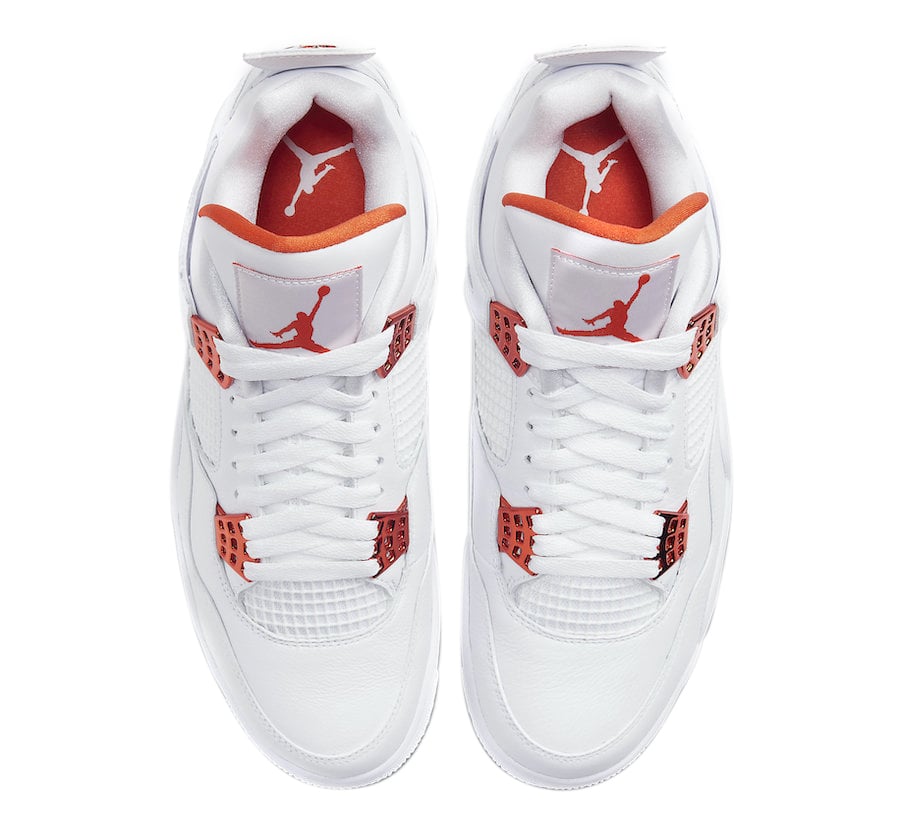 Air Jordan 4 Metallic Orange - Image 4
