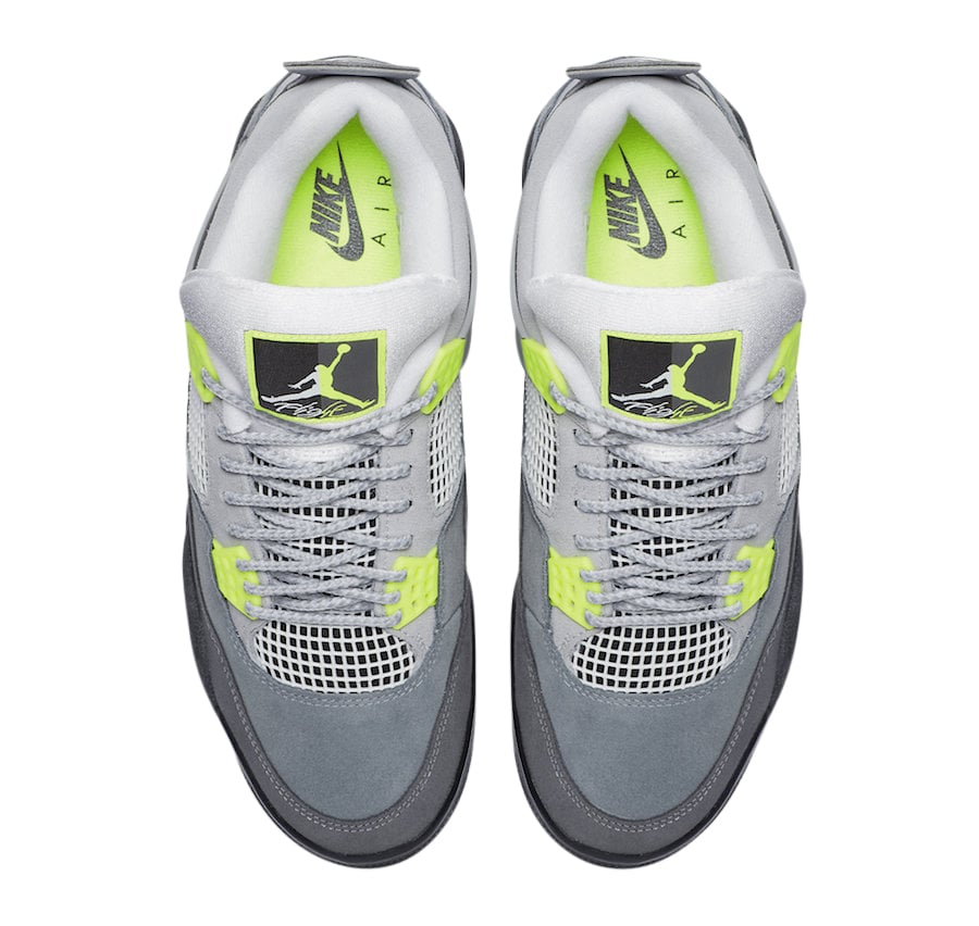 Air Jordan 4 Neon - Image 4