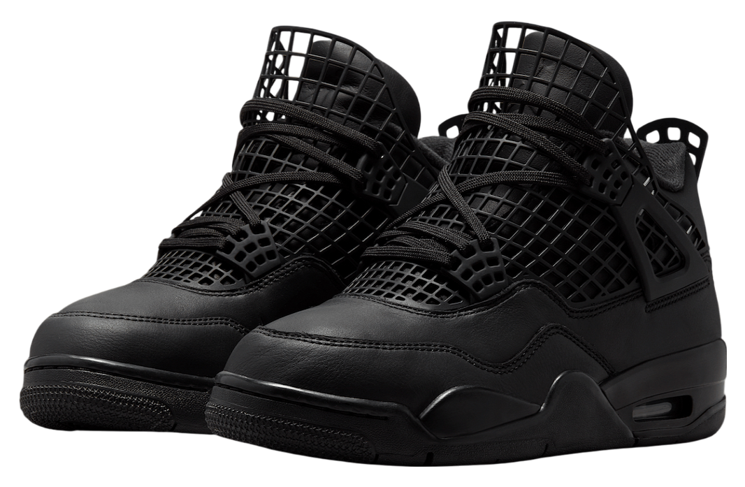 Air Jordan 4 NET WMNS Black - Image 2