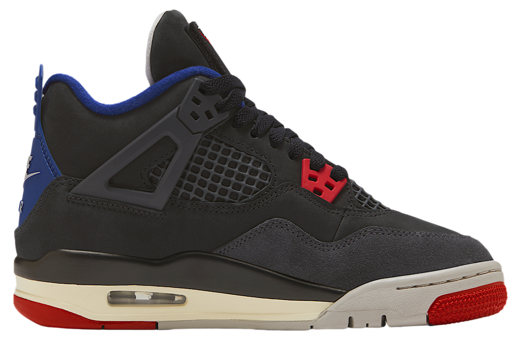 Air Jordan 4 Rare Air GS Black / Deep Royal Blue - Image 3