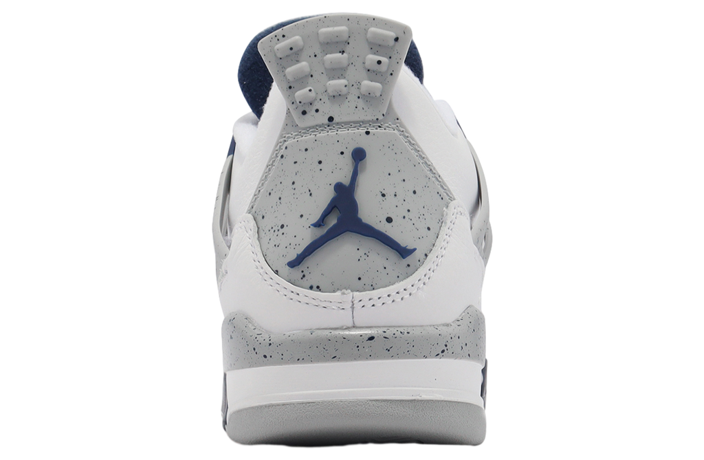 Air Jordan 4 Retro GS White / Midnight Navy - Image 3