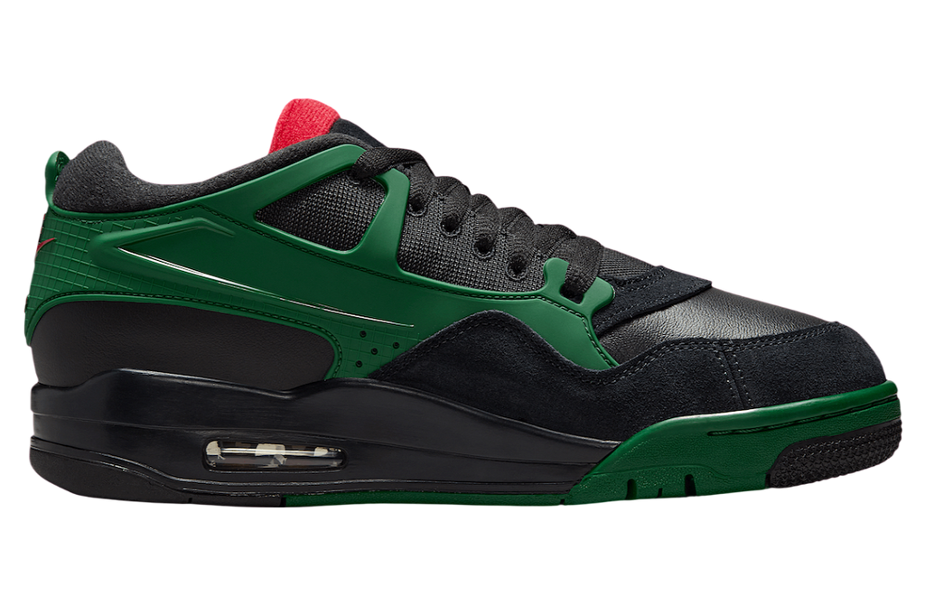 Air Jordan 4 RM Black / Gorge Green - Image 3