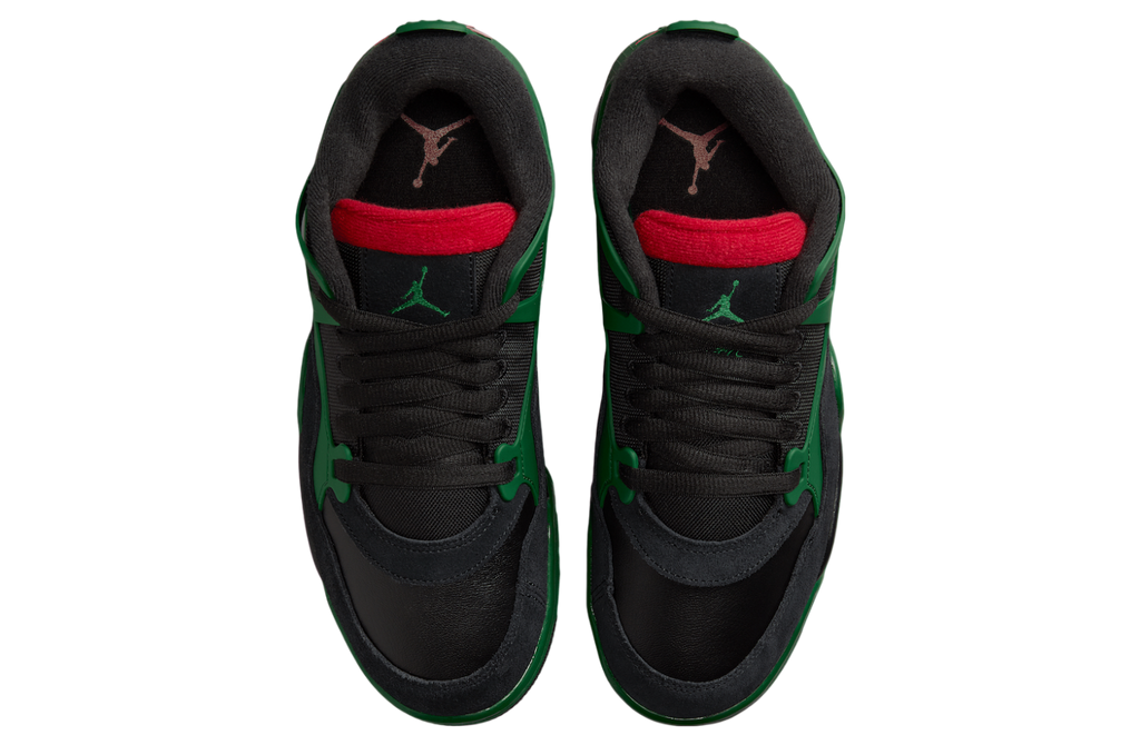 Air Jordan 4 RM Black / Gorge Green - Image 4