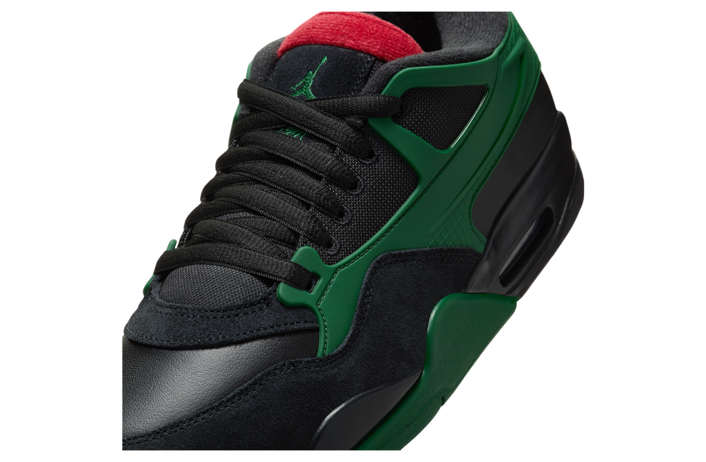 Air Jordan 4 RM Black / Gorge Green - Image 7