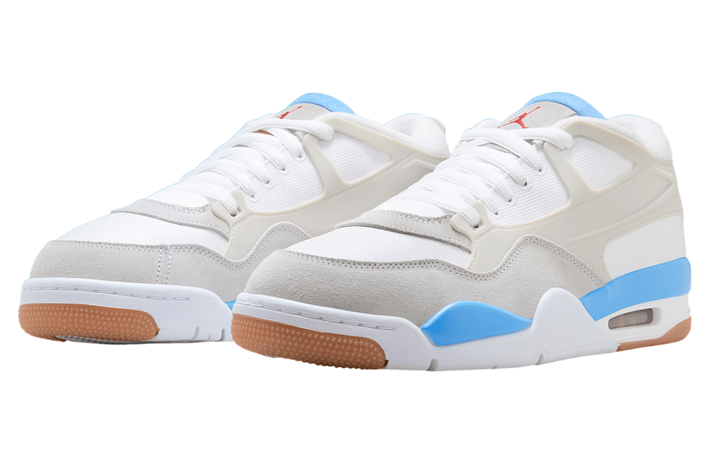 Air Jordan 4 RM White / University Blue - Image 2