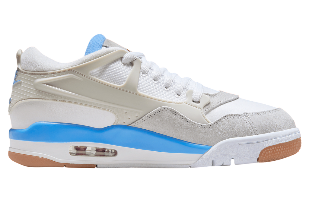 Air Jordan 4 RM White / University Blue - Image 3