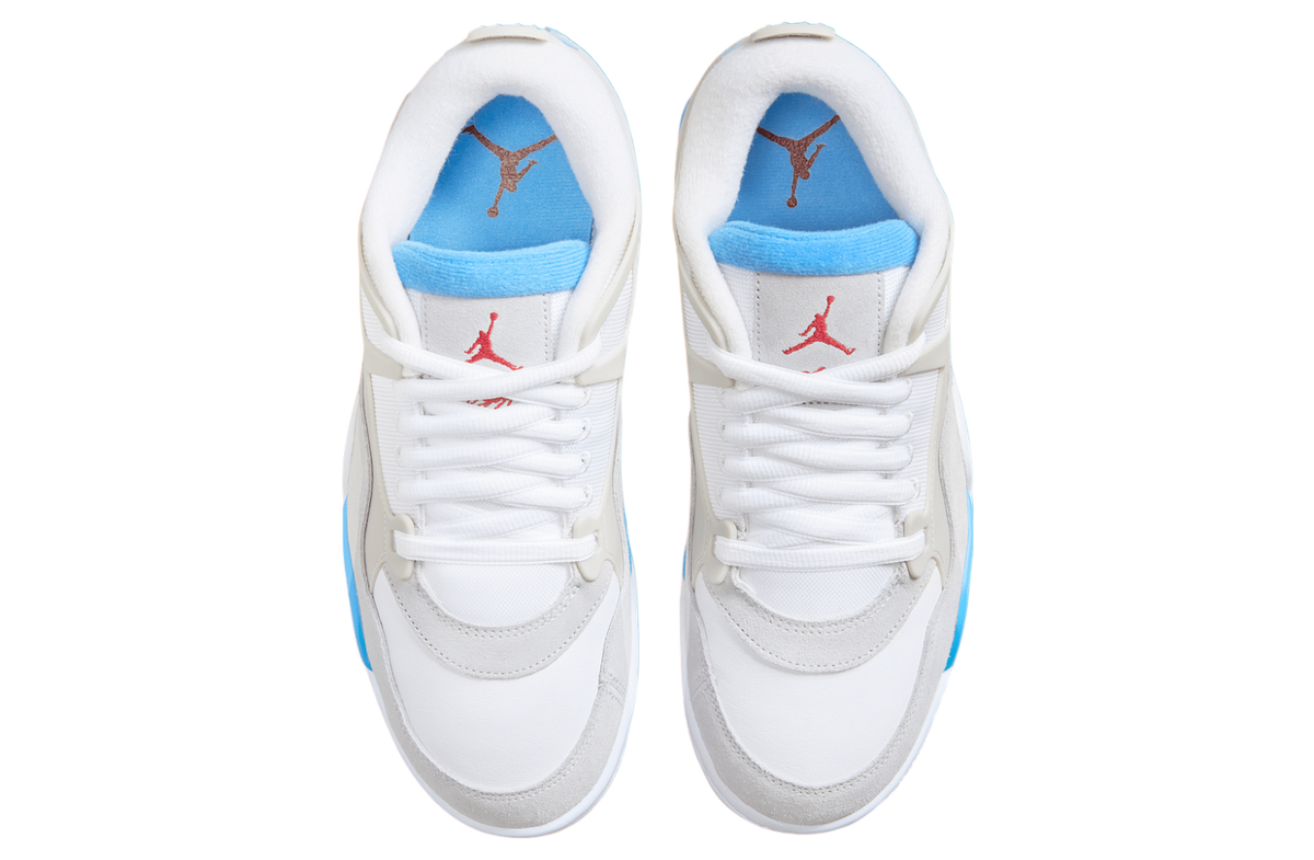 Air Jordan 4 RM White / University Blue - Image 4