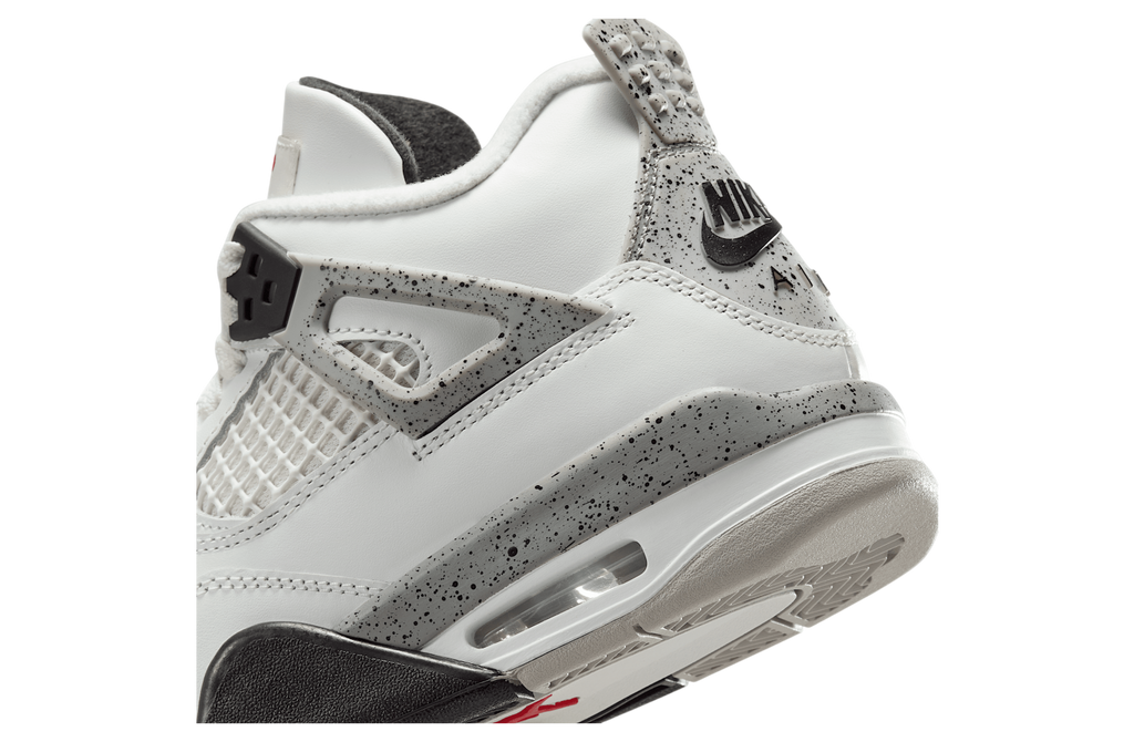 Air Jordan 4 White Cement GS Summit White / Cement Grey - Image 8
