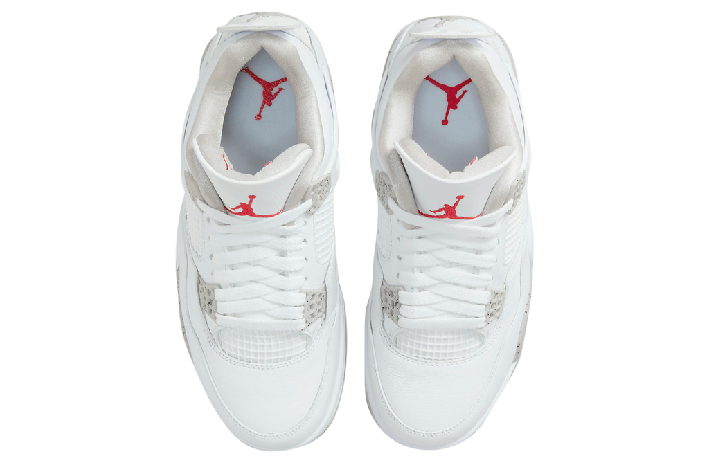 Air Jordan 4 White Oreo (Tech Grey) - Image 4