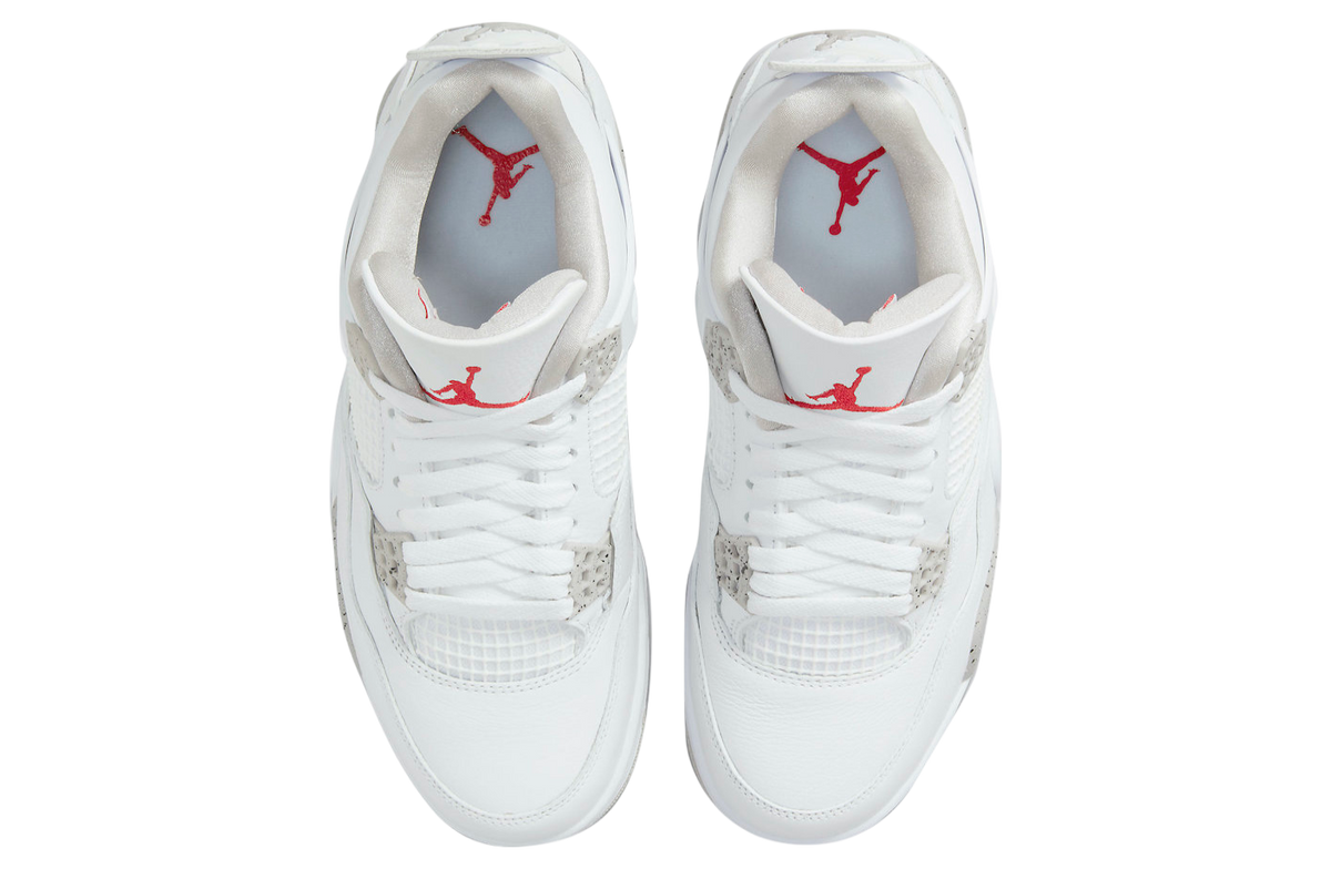 Air Jordan 4 White Oreo (Tech Grey) - Image 4