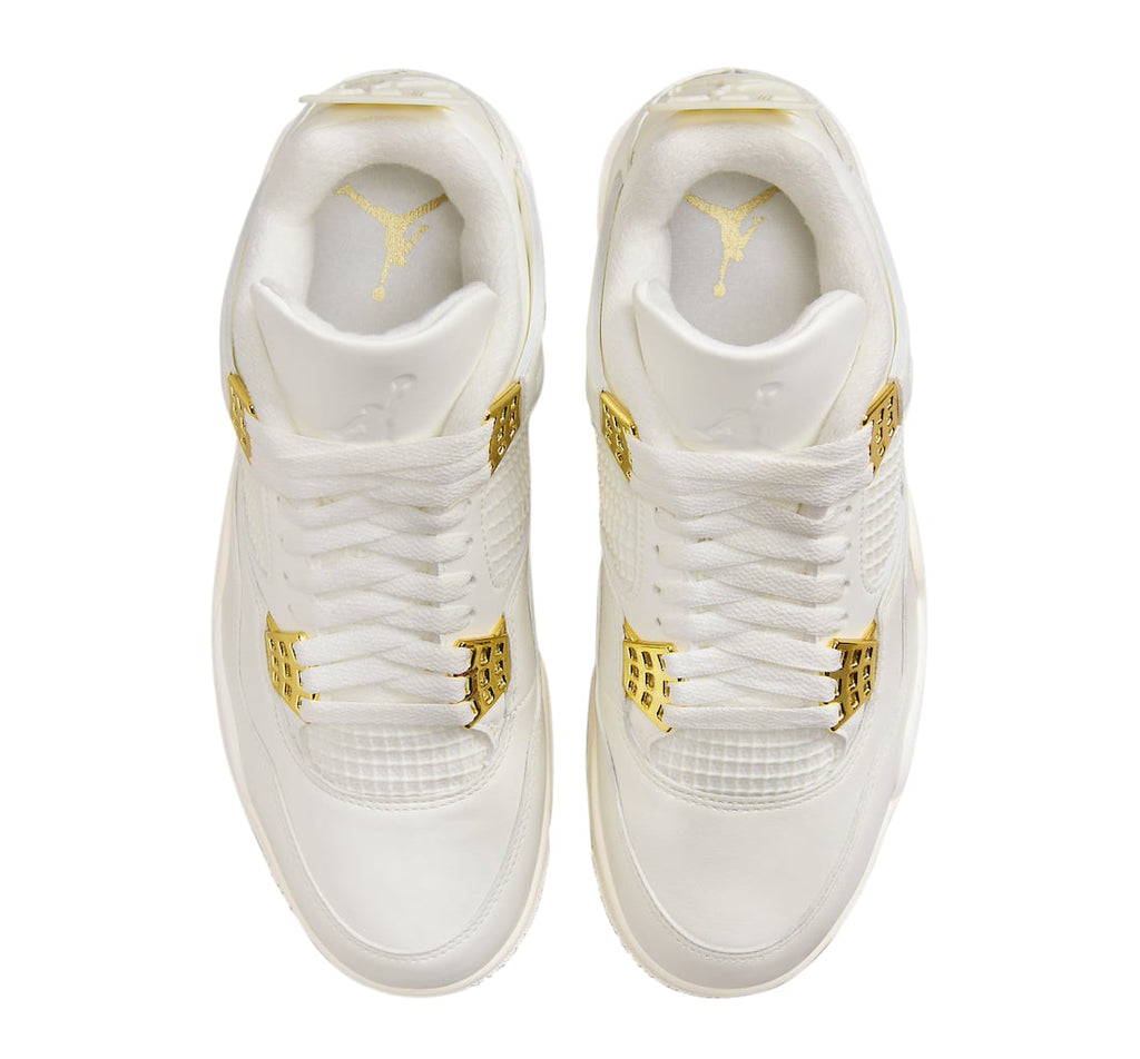 Air Jordan 4 WMNS Metallic Gold - Image 4