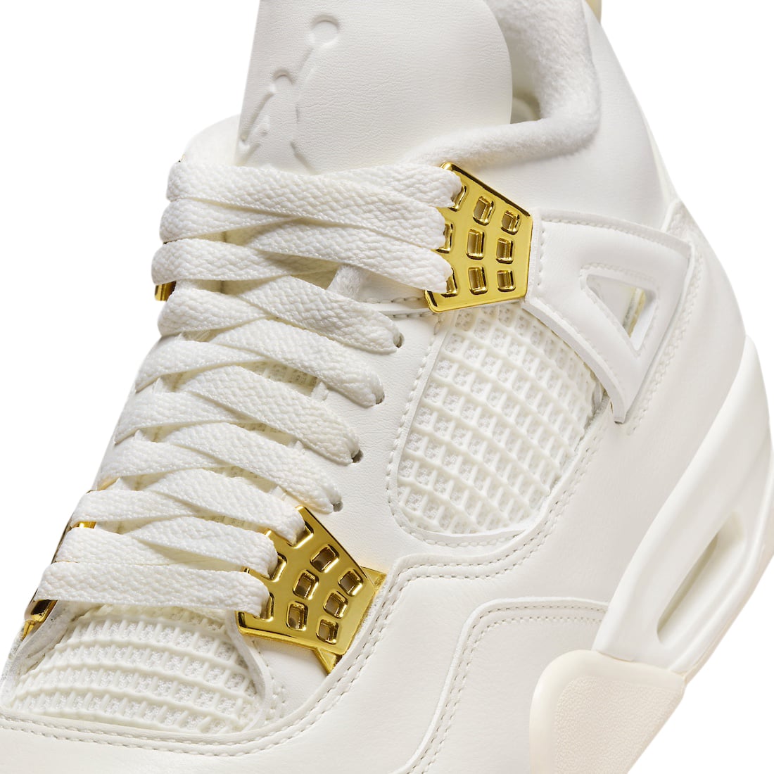 Air Jordan 4 WMNS Metallic Gold - Image 7
