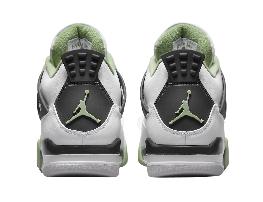 Air Jordan 4 WMNS Oil Green (Seafoam) - Image 5