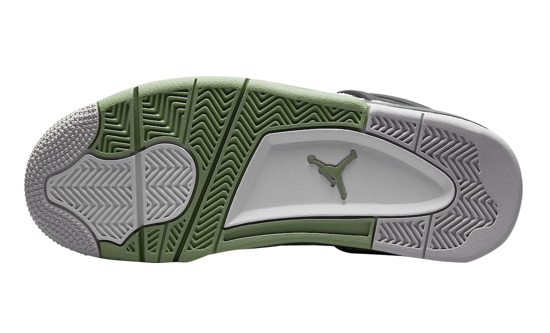 Air Jordan 4 WMNS Oil Green (Seafoam) - Image 6