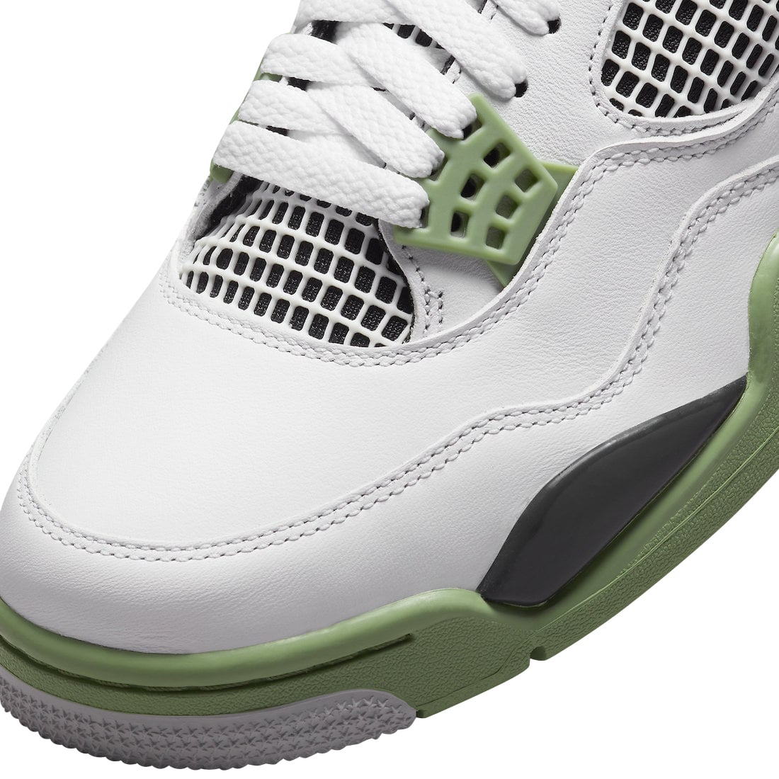 Air Jordan 4 WMNS Oil Green (Seafoam) - Image 7