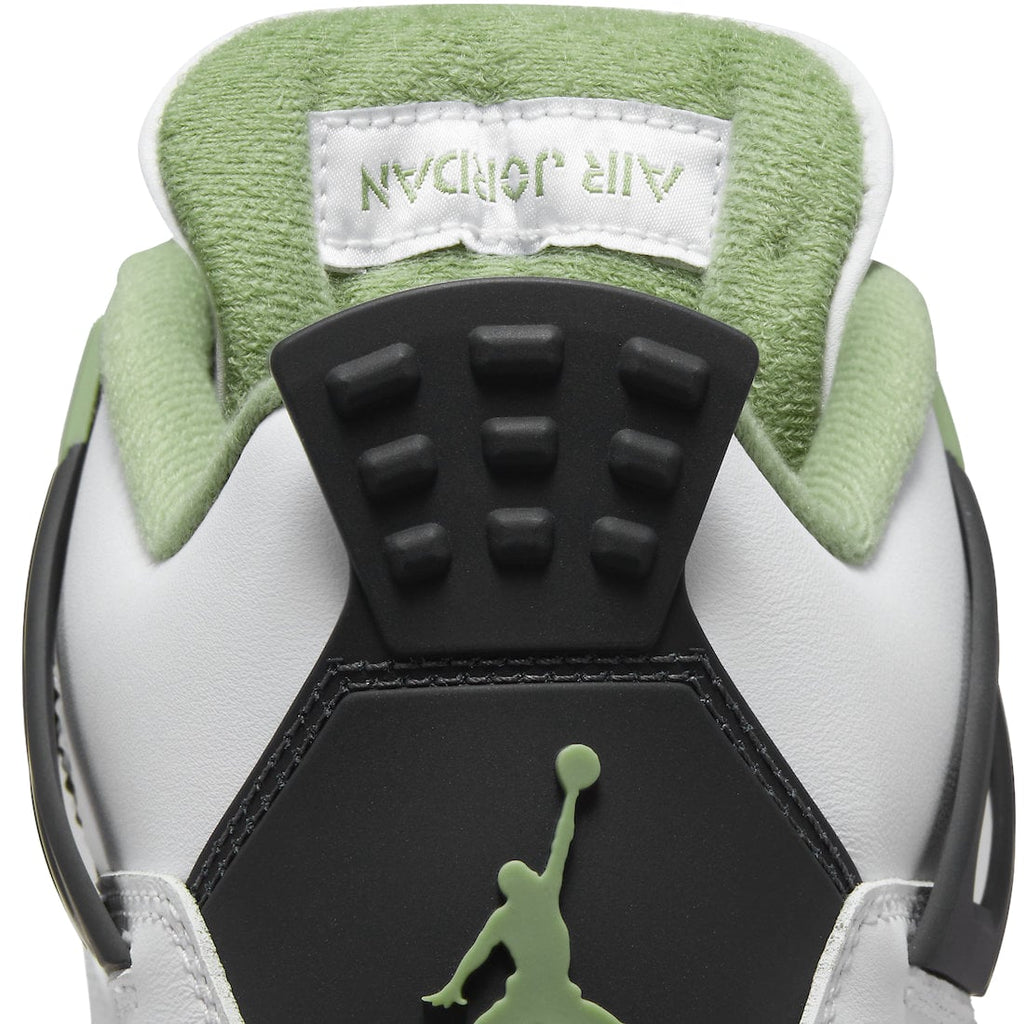 Air Jordan 4 WMNS Oil Green (Seafoam) - Image 9