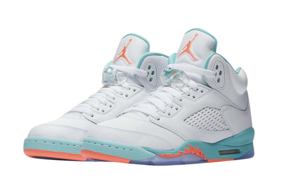 Air Jordan 5 GS Light Aqua - Image 2