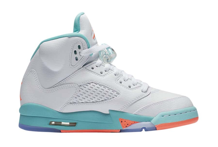 Air Jordan 5 GS Light Aqua - Image 3