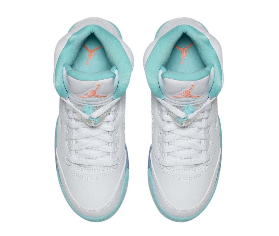 Air Jordan 5 GS Light Aqua - Image 4