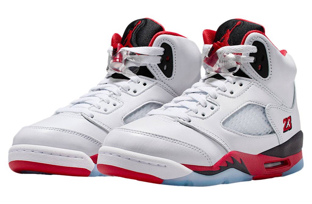 Air Jordan 5 GS White / Black - Image 5