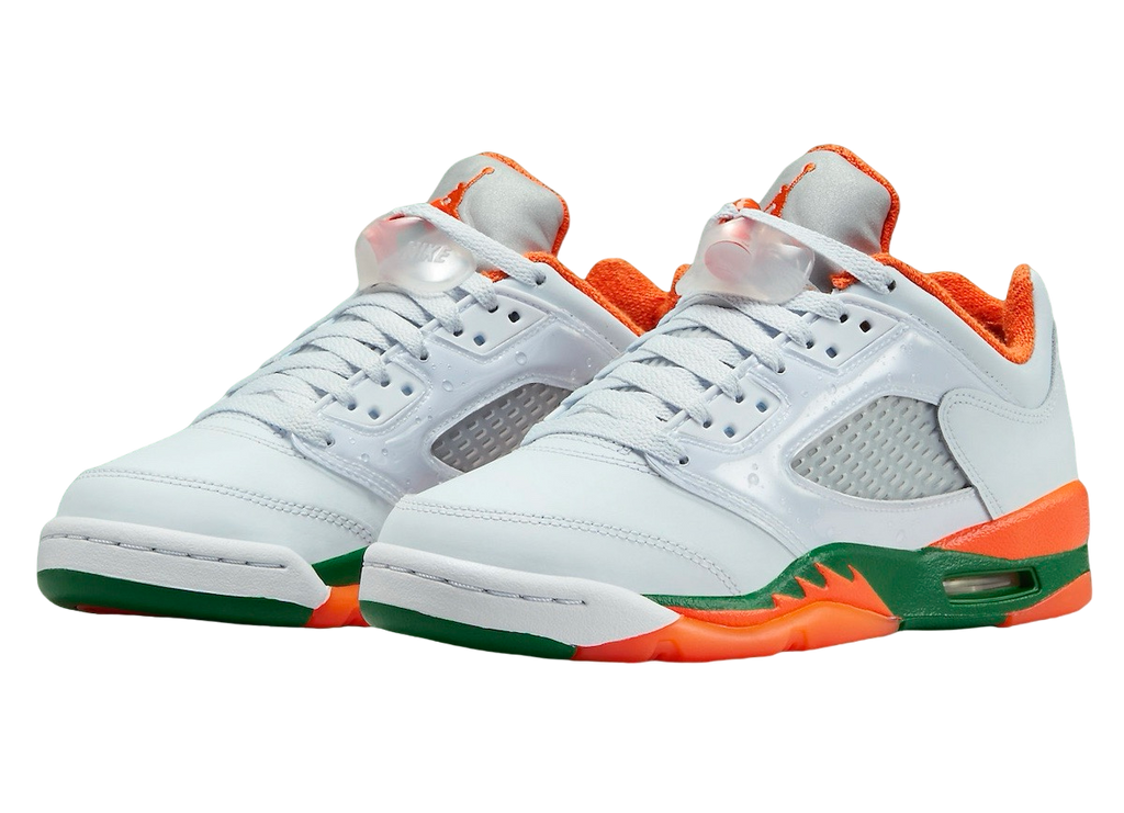 Air Jordan 5 Low GS Miami Hurricanes - Image 2