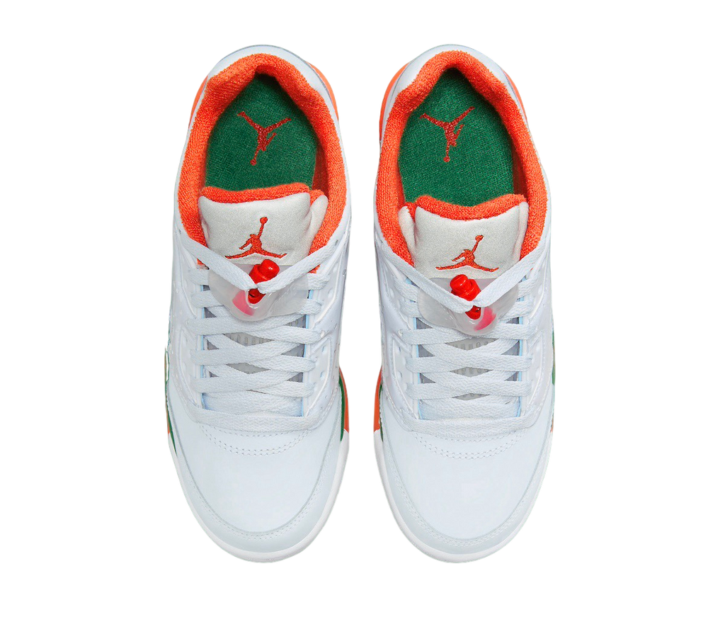 Air Jordan 5 Low GS Miami Hurricanes - Image 4