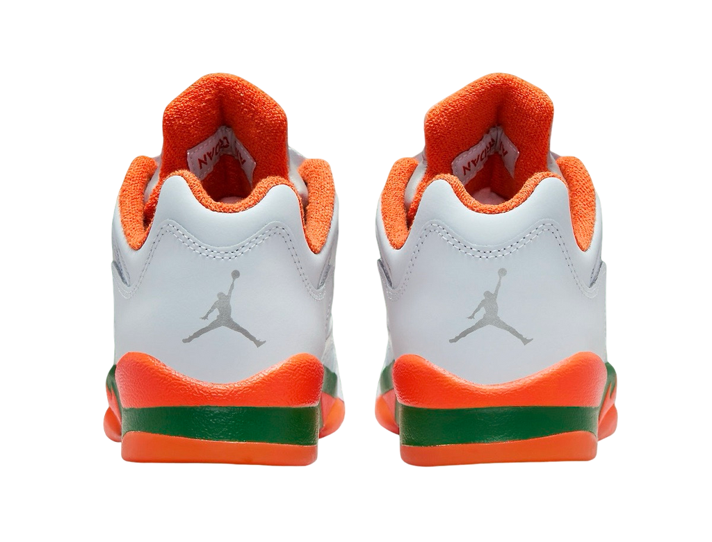 Air Jordan 5 Low GS Miami Hurricanes - Image 5