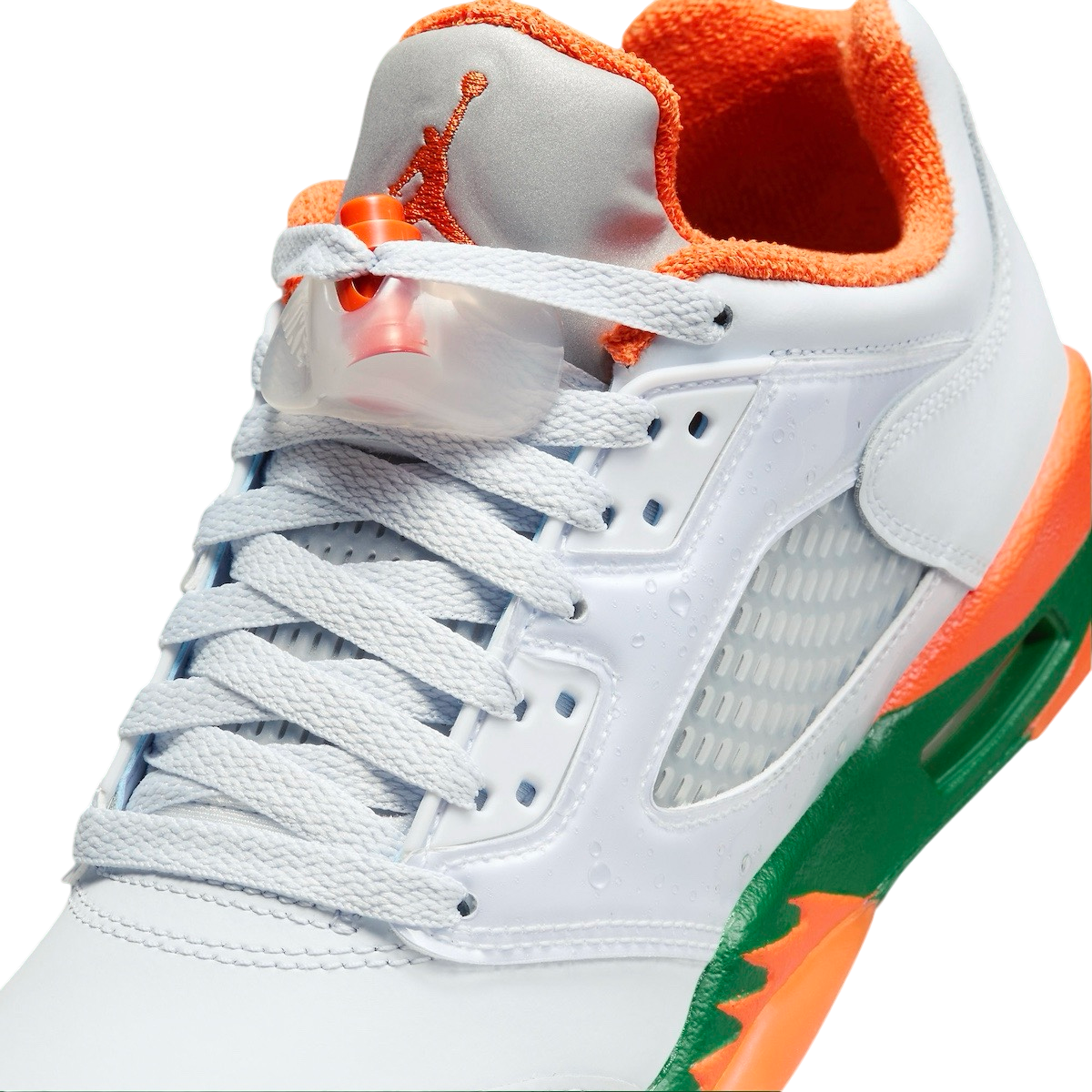 Air Jordan 5 Low GS Miami Hurricanes - Image 7