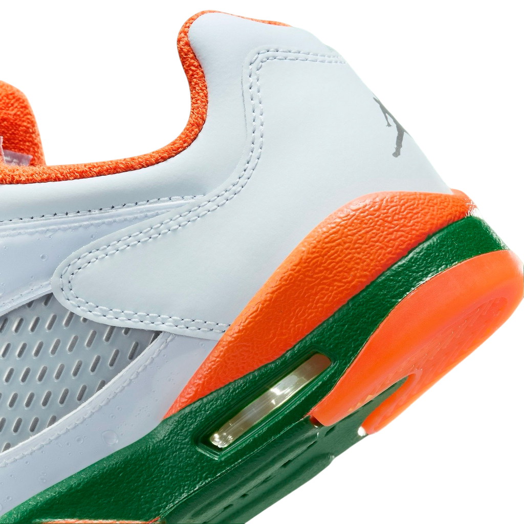 Air Jordan 5 Low GS Miami Hurricanes - Image 8