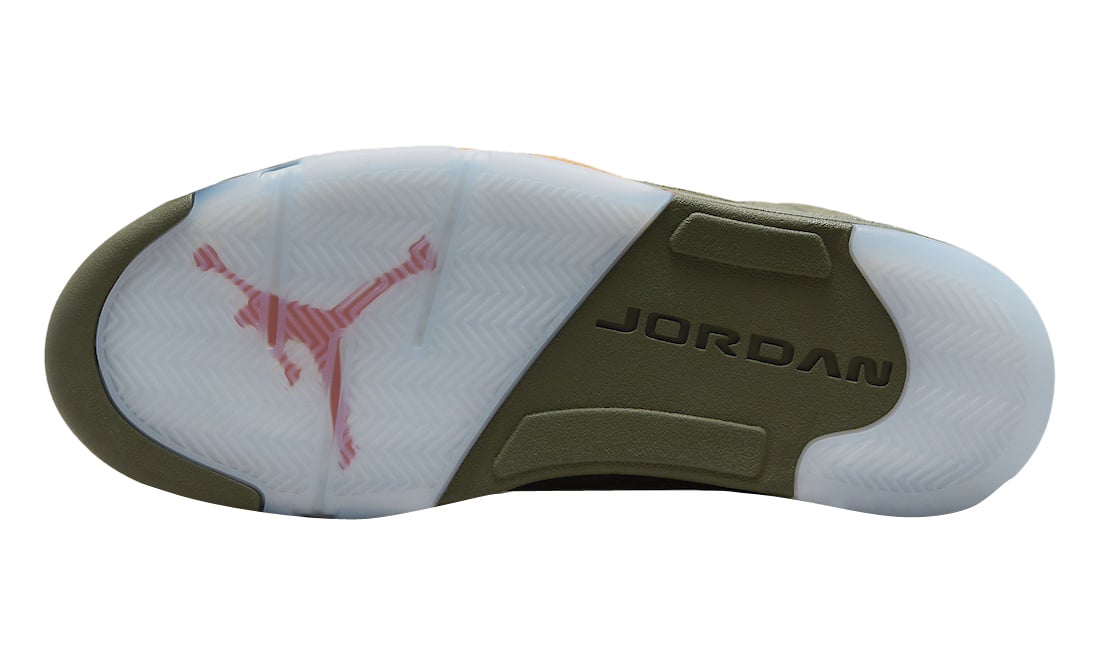 Air Jordan 5 Olive 2024 - Image 6