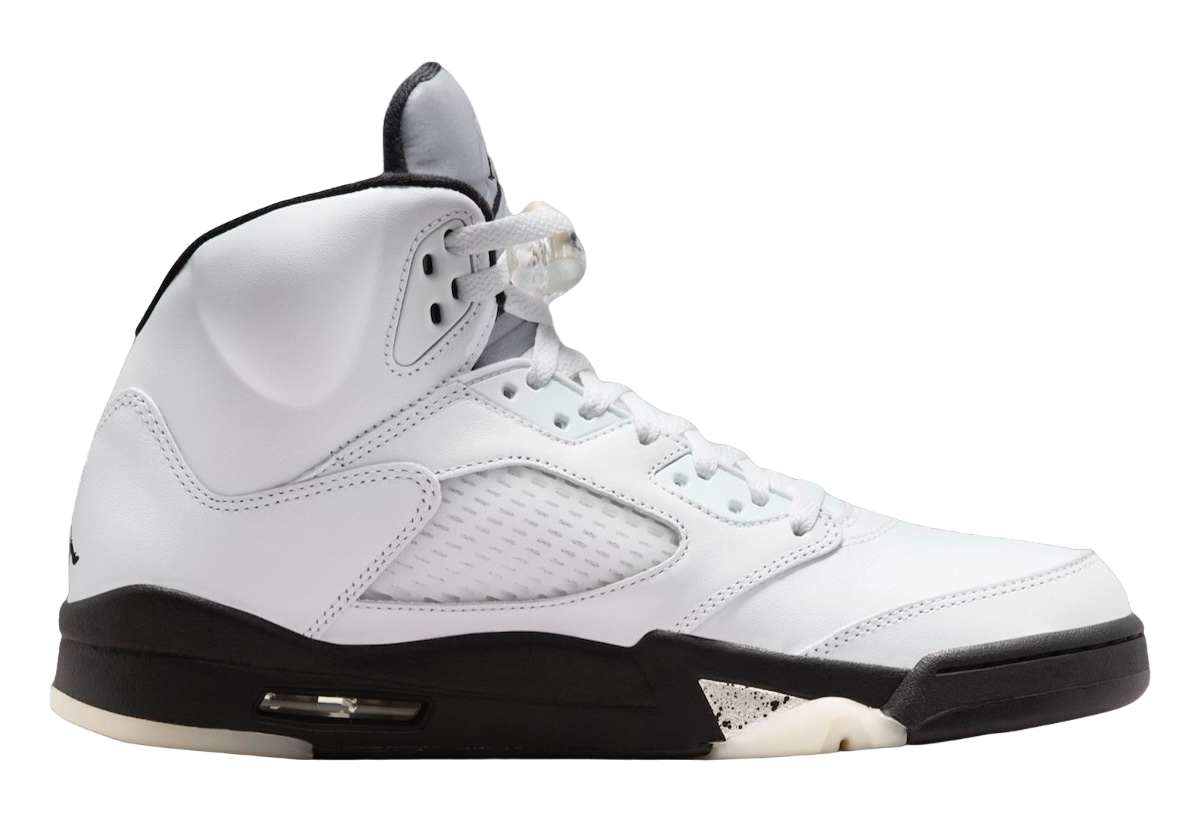 Air Jordan 5 White Black - Image 3