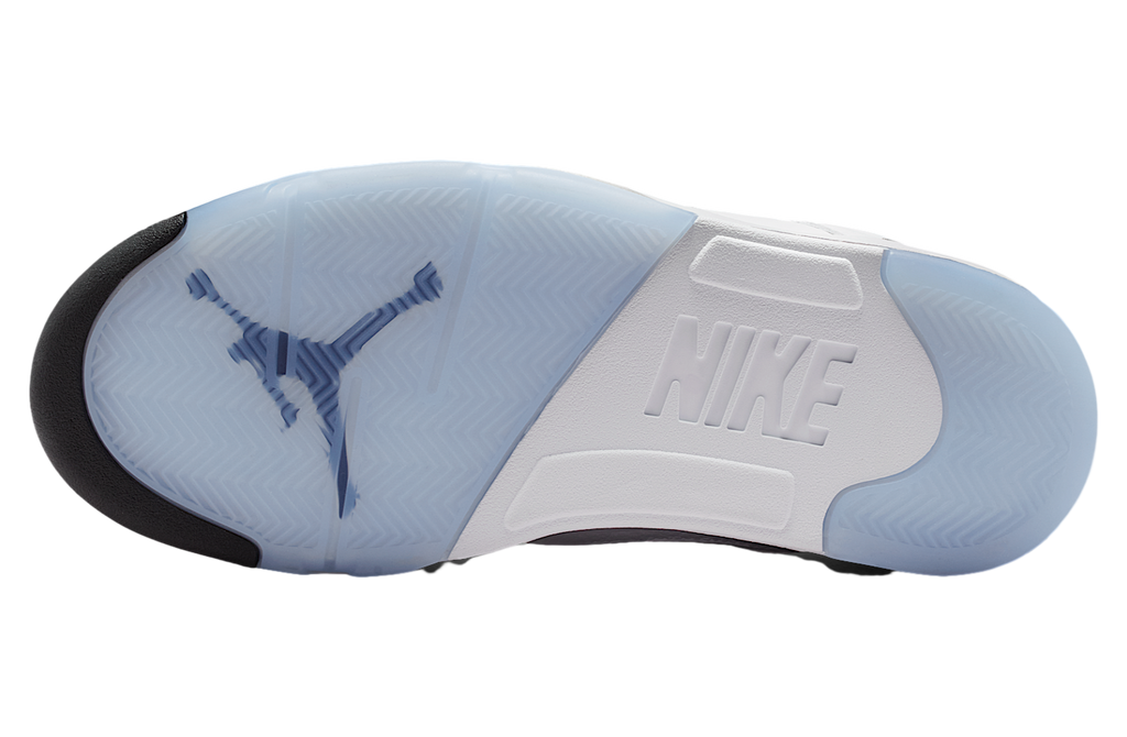 Air Jordan 5 White / Black / Metallic Silver - Image 2