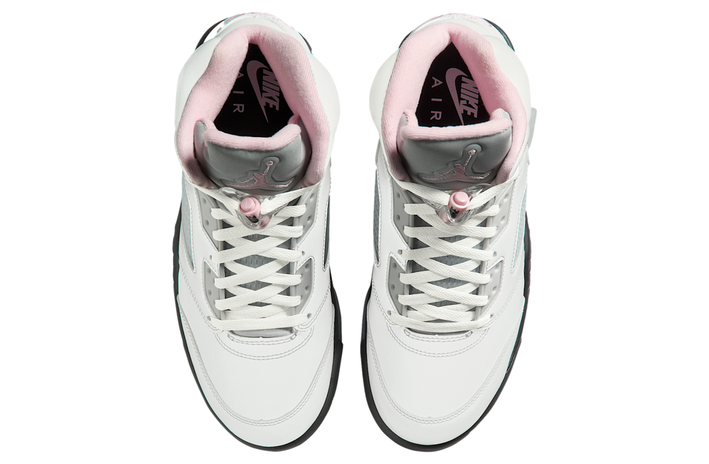 Air Jordan 5 White / Medium Soft Pink - Image 4