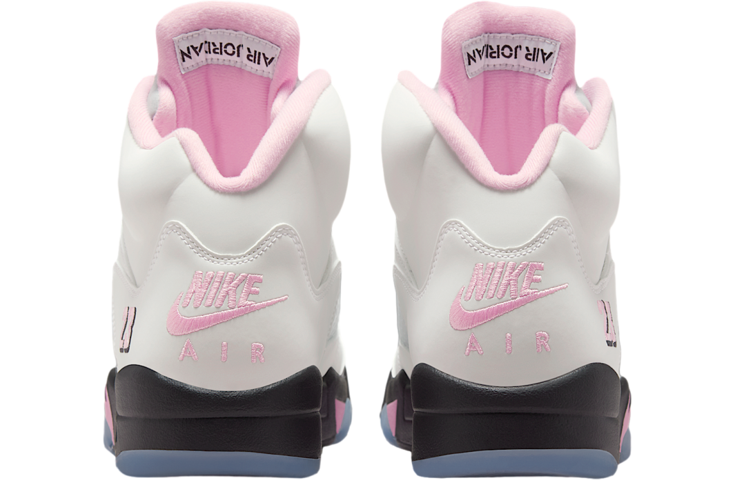 Air Jordan 5 White / Medium Soft Pink - Image 6