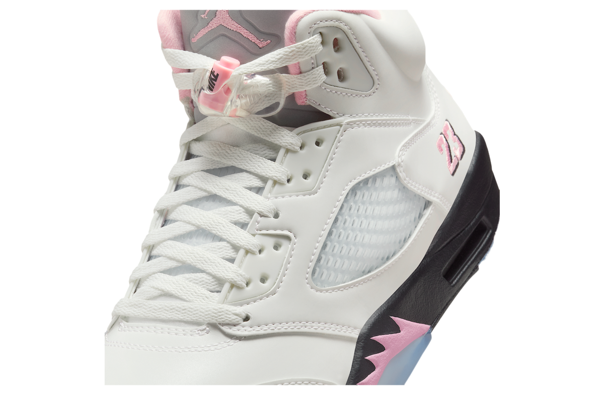 Air Jordan 5 White / Medium Soft Pink - Image 7