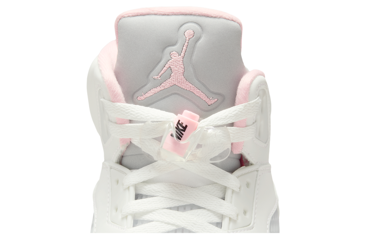 Air Jordan 5 White / Medium Soft Pink - Image 10