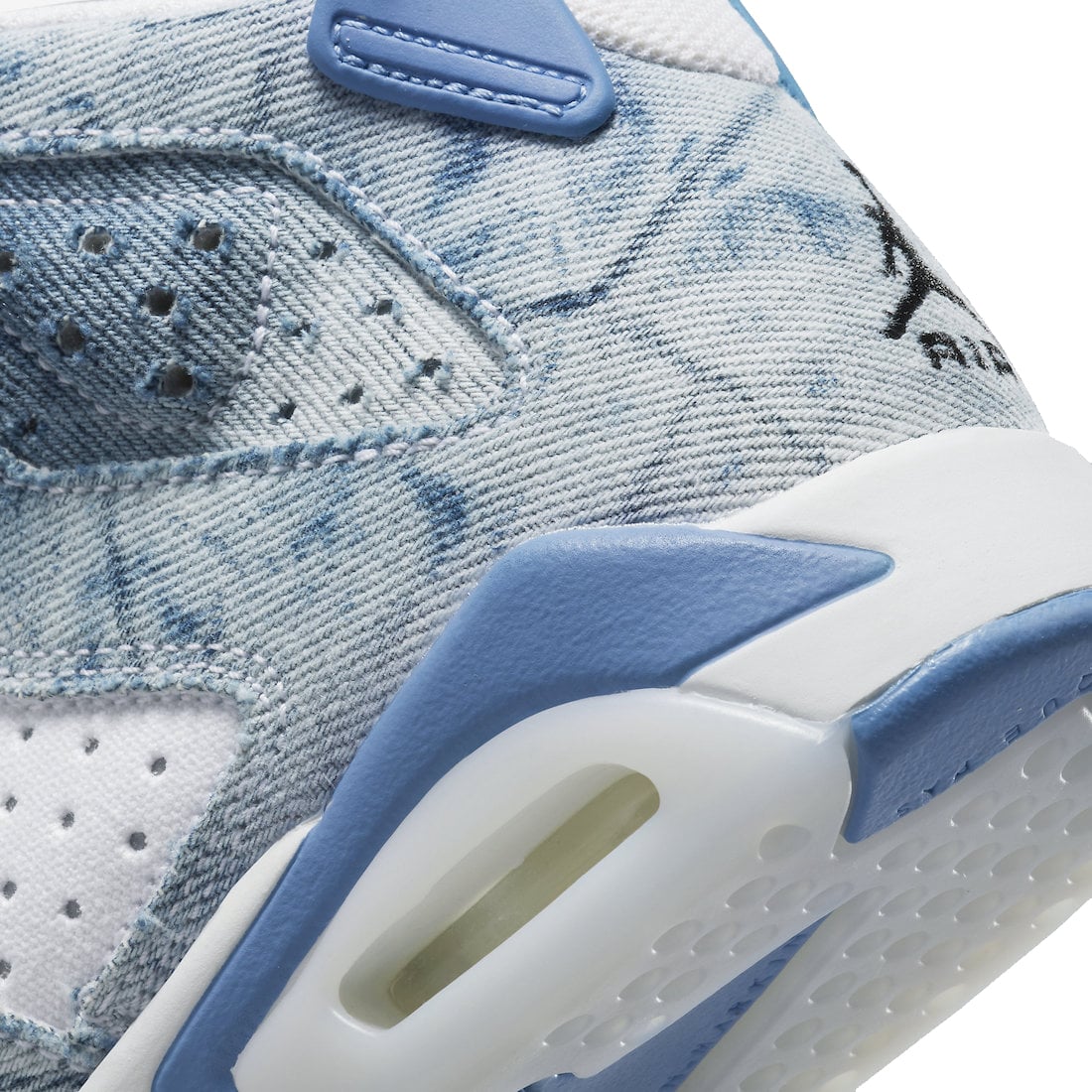 Air Jordan 6 GS Acid Wash Denim - Image 8