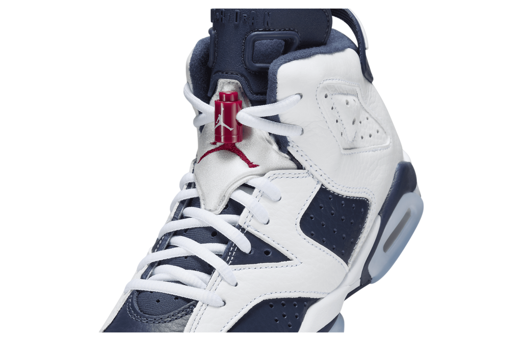 Air Jordan 6 GS White / Midnight Navy - Image 7