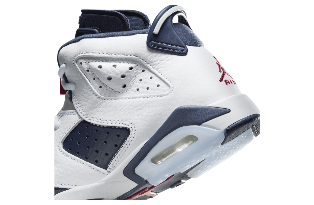 Air Jordan 6 GS White / Midnight Navy - Image 8