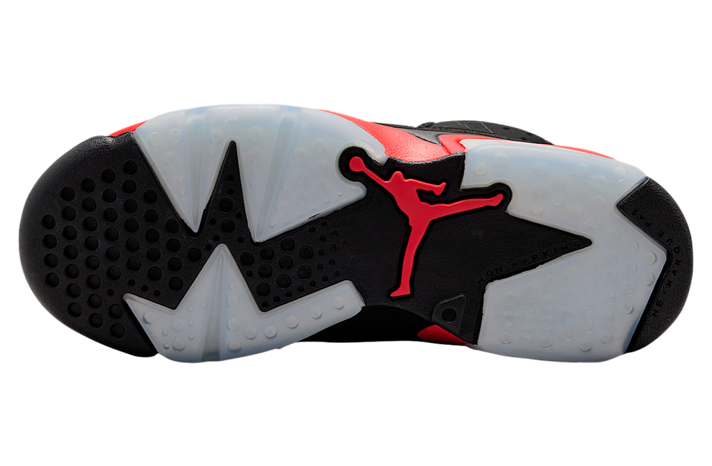 Air Jordan 6 Infrared GS Black / Light Crimson - Image 2