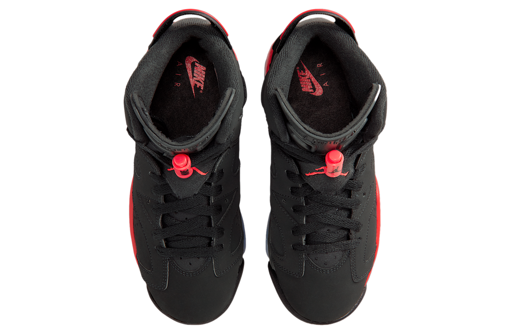 Air Jordan 6 Infrared GS Black / Light Crimson - Image 4