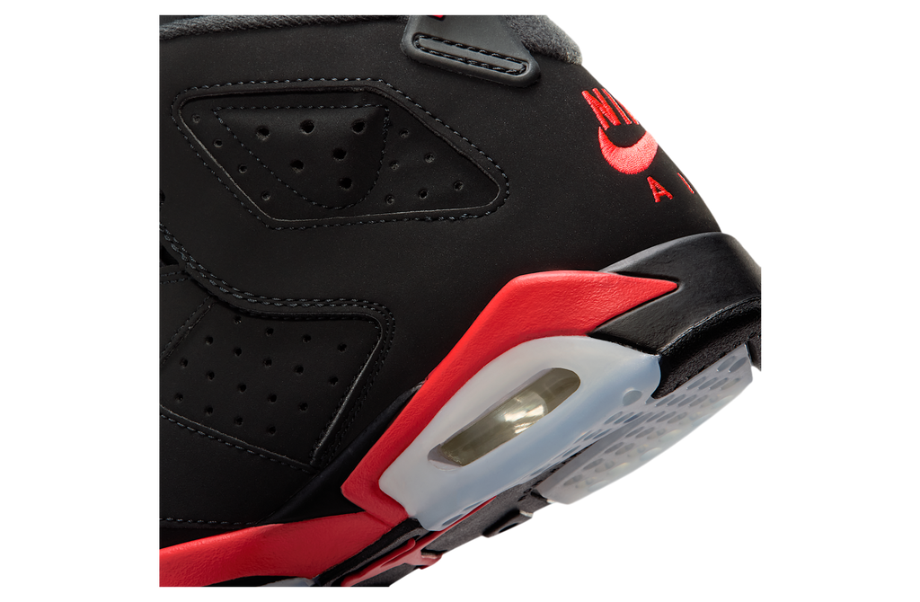 Air Jordan 6 Infrared GS Black / Light Crimson - Image 8