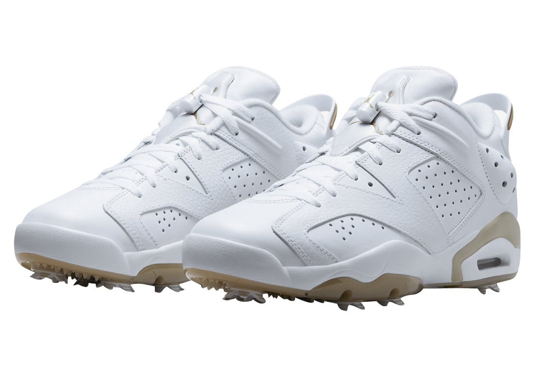 Air Jordan 6 Low Golf White Khaki - Image 2