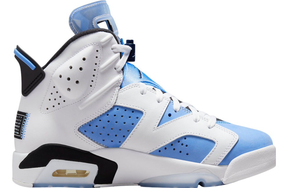 Air Jordan 6 UNC White - Image 3
