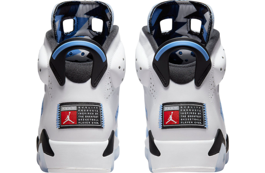 Air Jordan 6 UNC White - Image 5
