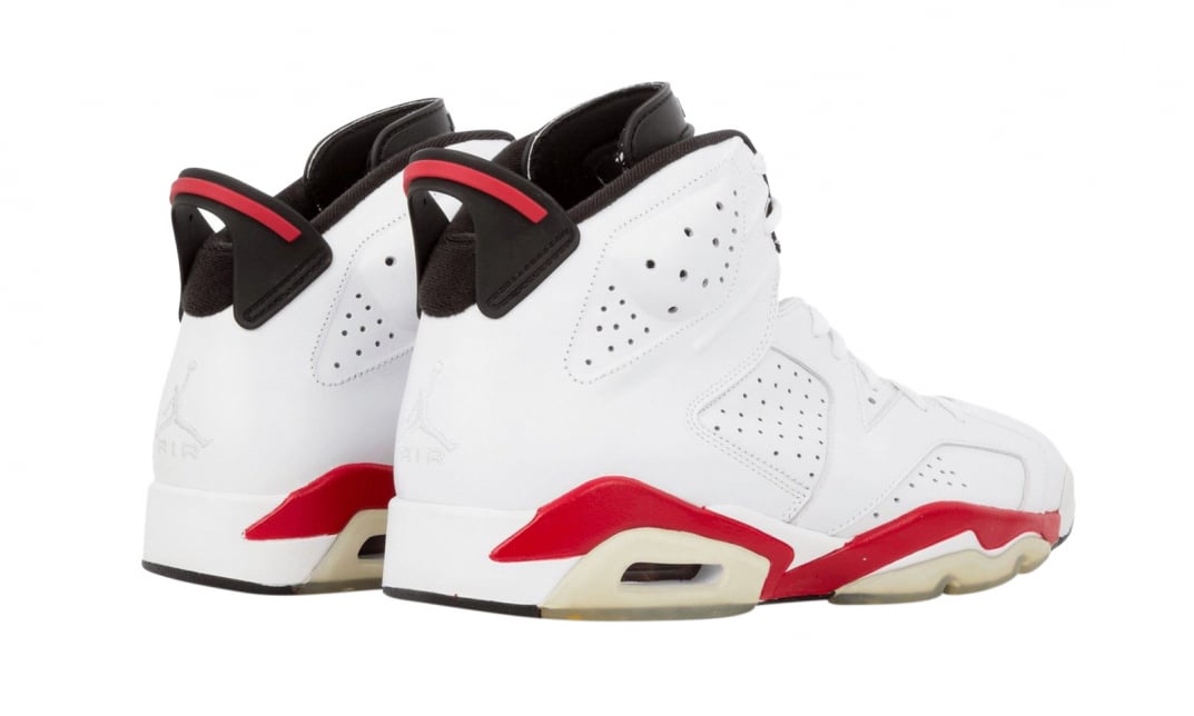 Air Jordan 6 White Varsity Red (2010) - Image 3