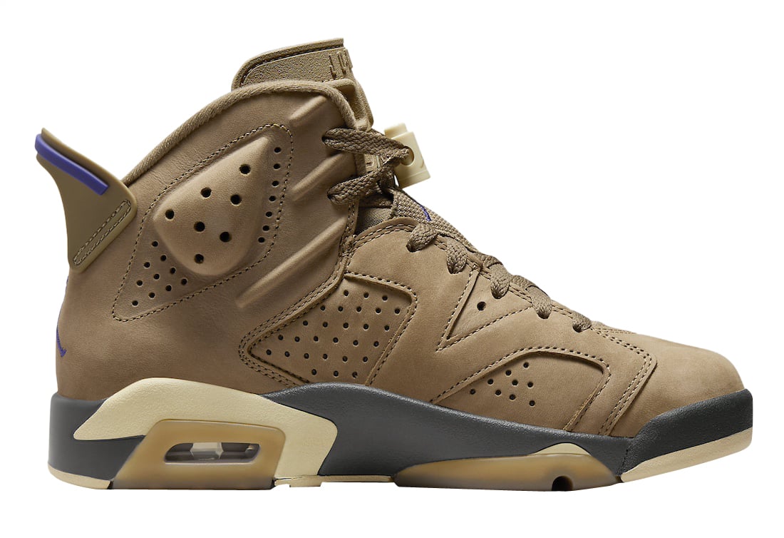 Air Jordan 6 WMNS Gore-Tex Brown Kelp - Image 3