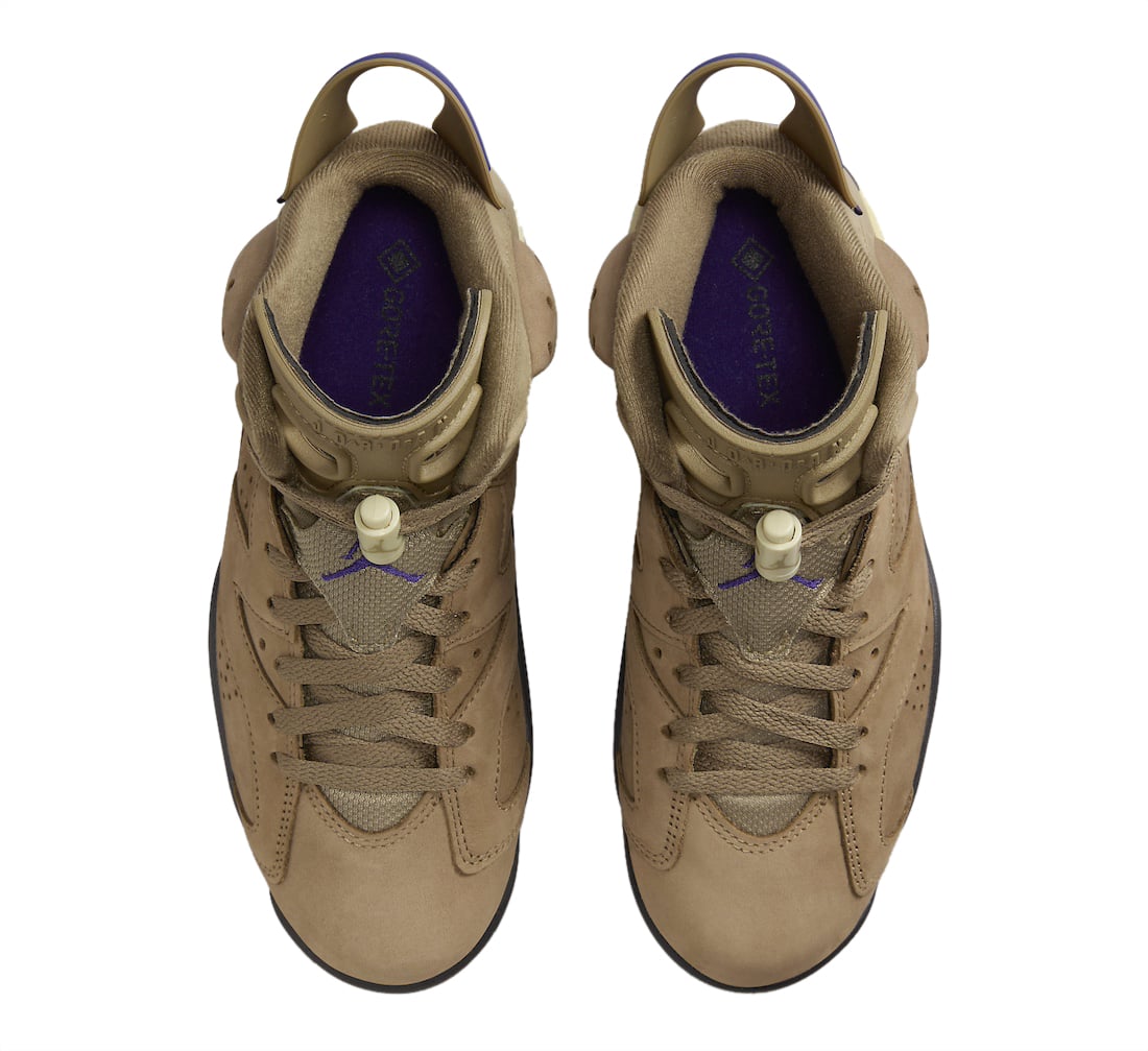 Air Jordan 6 WMNS Gore-Tex Brown Kelp - Image 4
