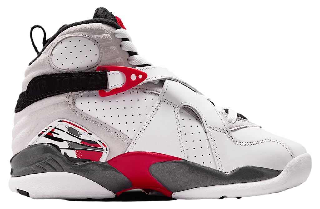 Air Jordan 8 GS White / True Red - Image 3