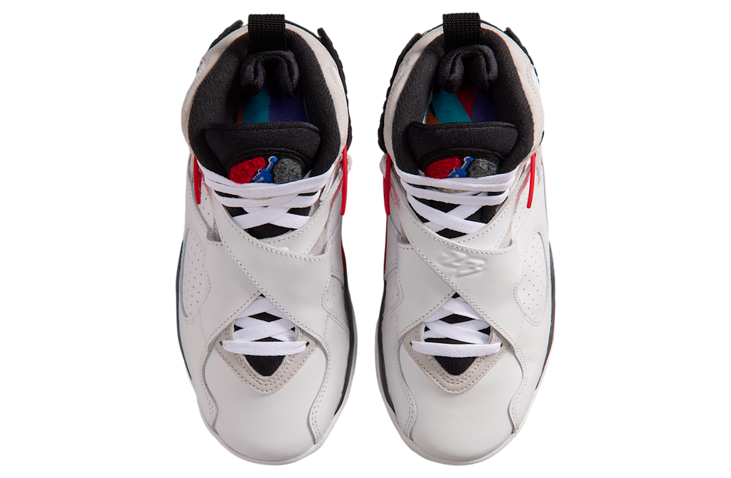 Air Jordan 8 GS White / True Red - Image 4